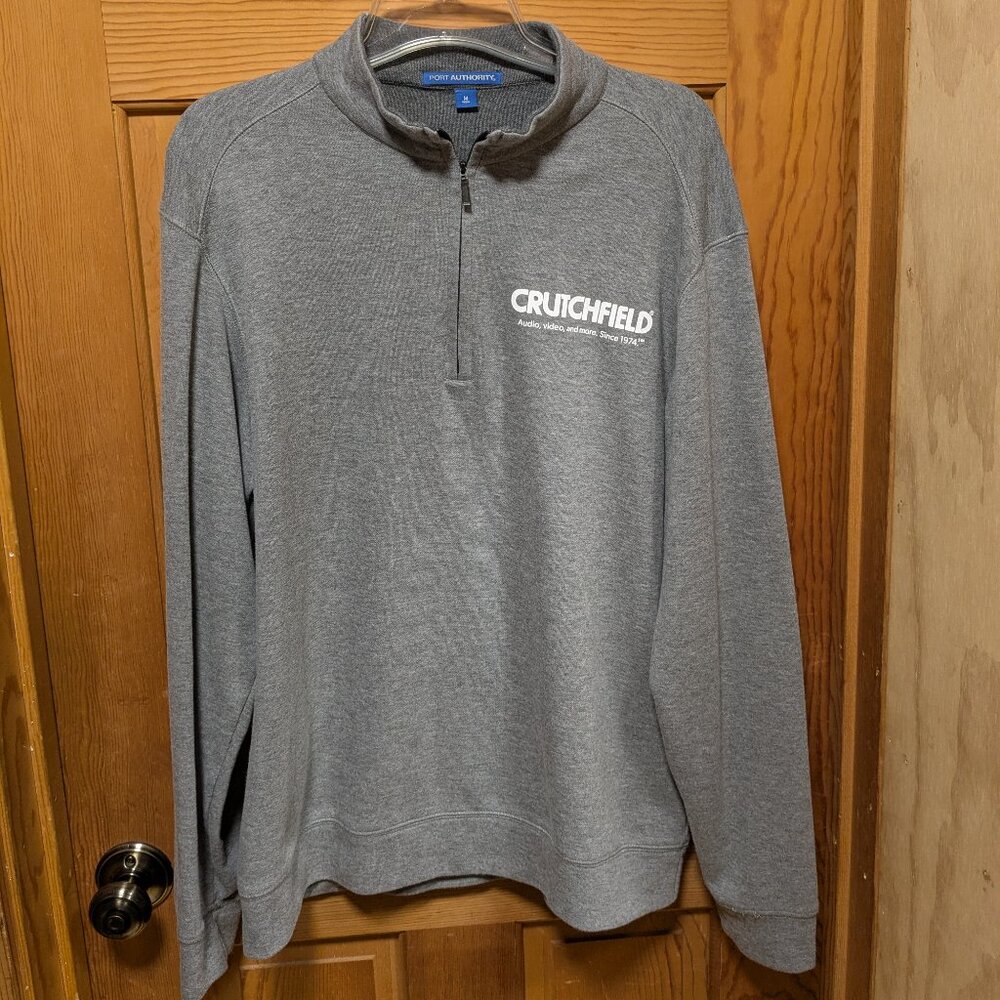 Crutchfield Logo Gray 1/4-Zip Pullover